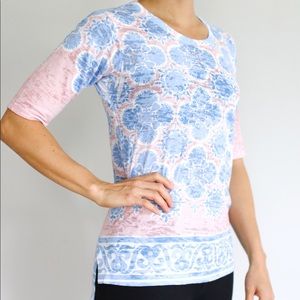 Before and Again floral T-shirt